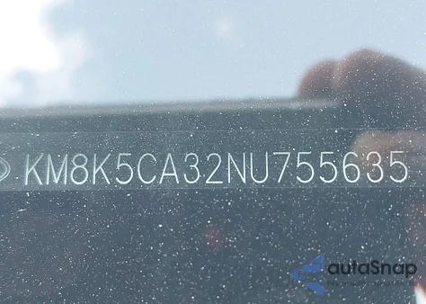 2022 Hyundai Kona Limited из США, поврежденный, VIN KM8K5CA32NU755635